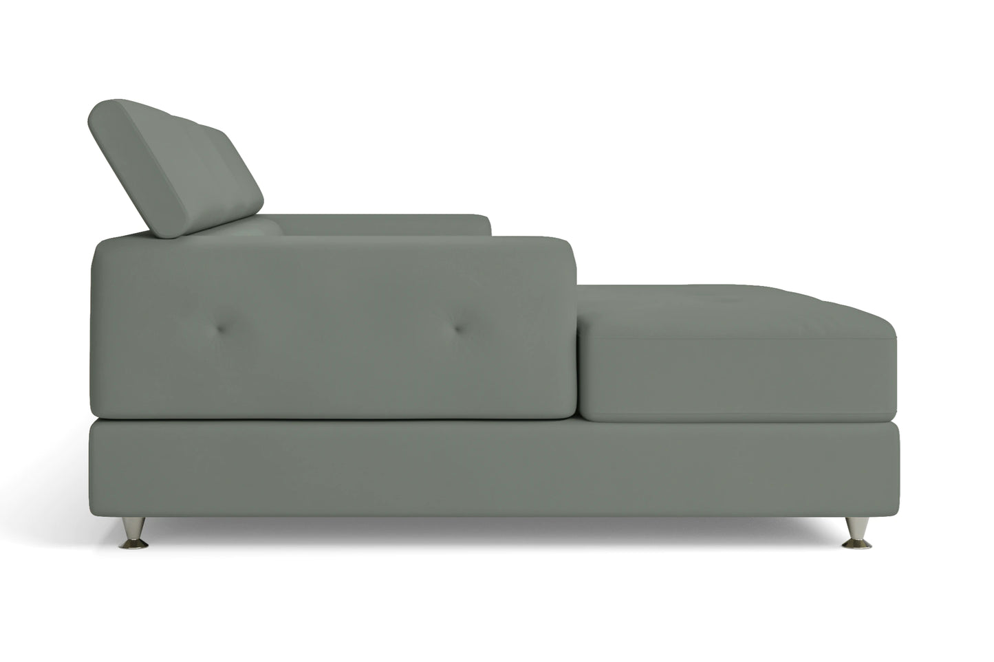 Vicenza 3 Seater Left Hand Facing Chaise Lounge Corner Sofa Lush Leather