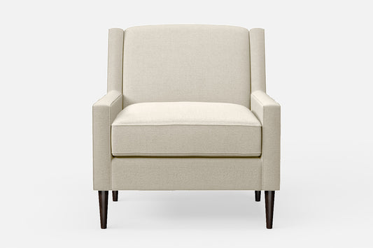 Vigevano Armchair Cream Linen Fabric