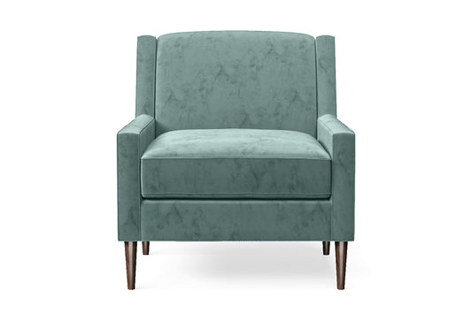 Vigevano Armchair Teal Velvet