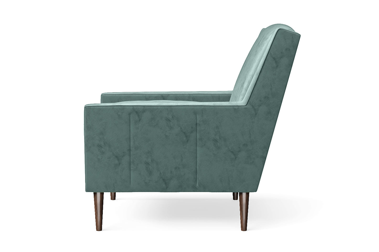 Vigevano Armchair Teal Velvet