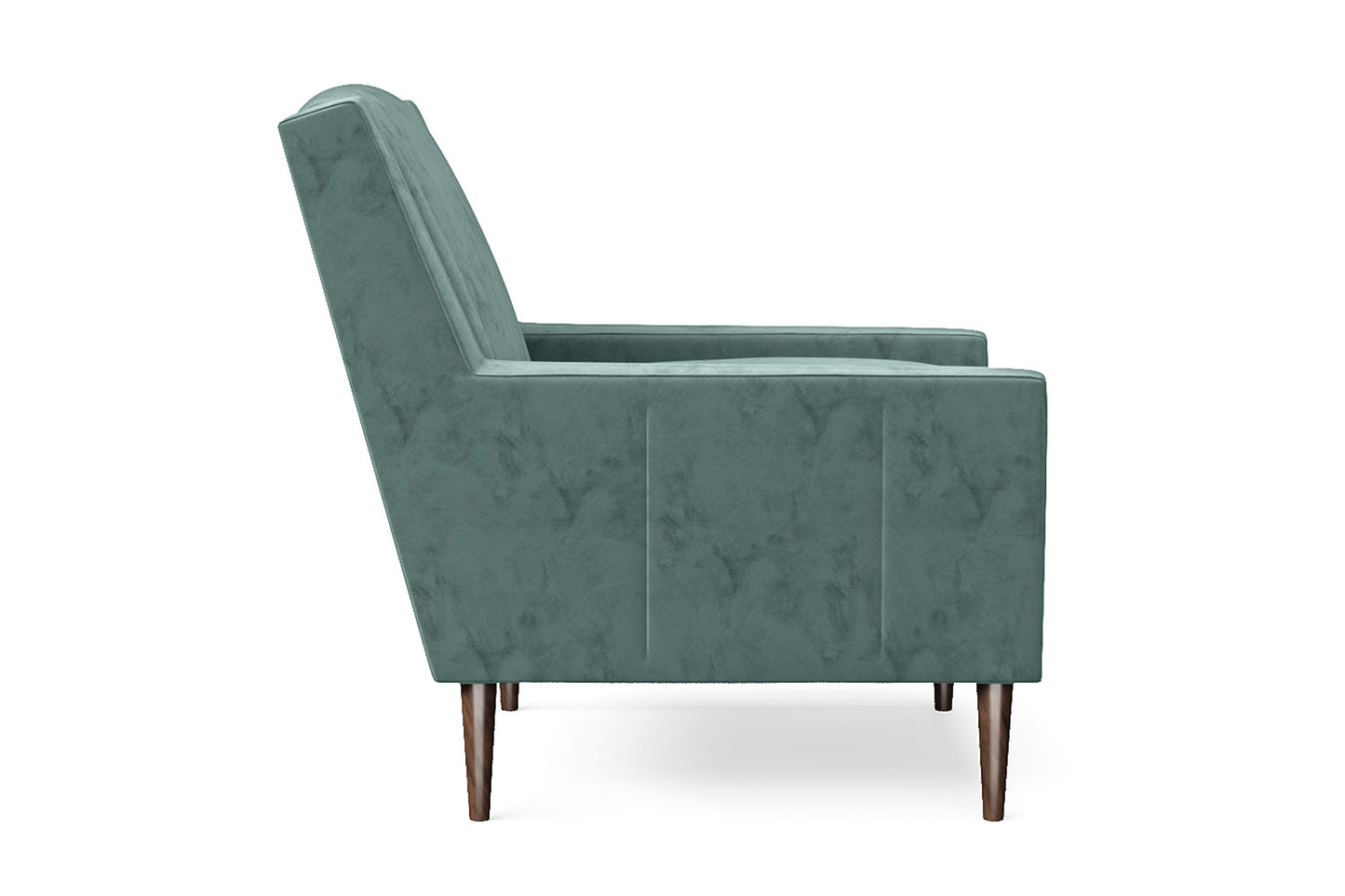 Vigevano Armchair Teal Velvet