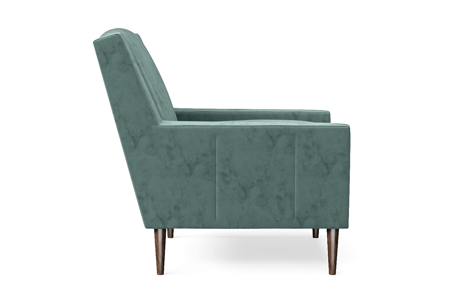 Vigevano Armchair Teal Velvet