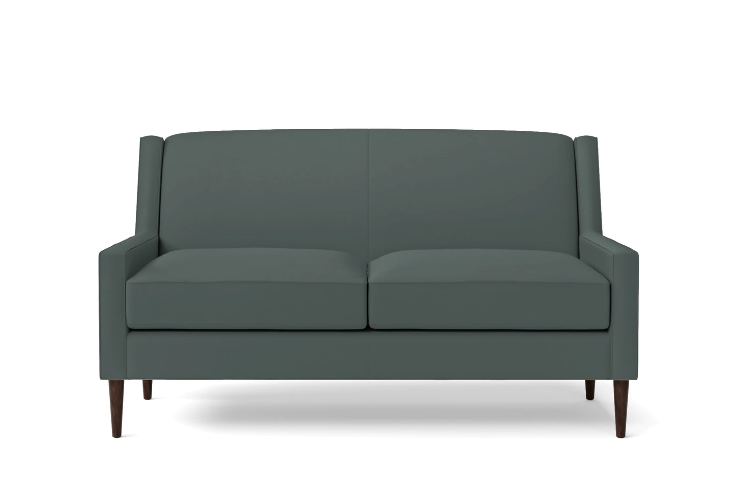 Vigevano 2 Seater Sofa Dusky Turquoise Leather