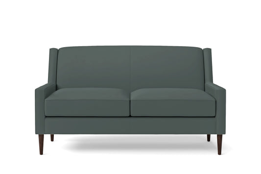 Vigevano 2 Seater Sofa Dusky Turquoise Leather