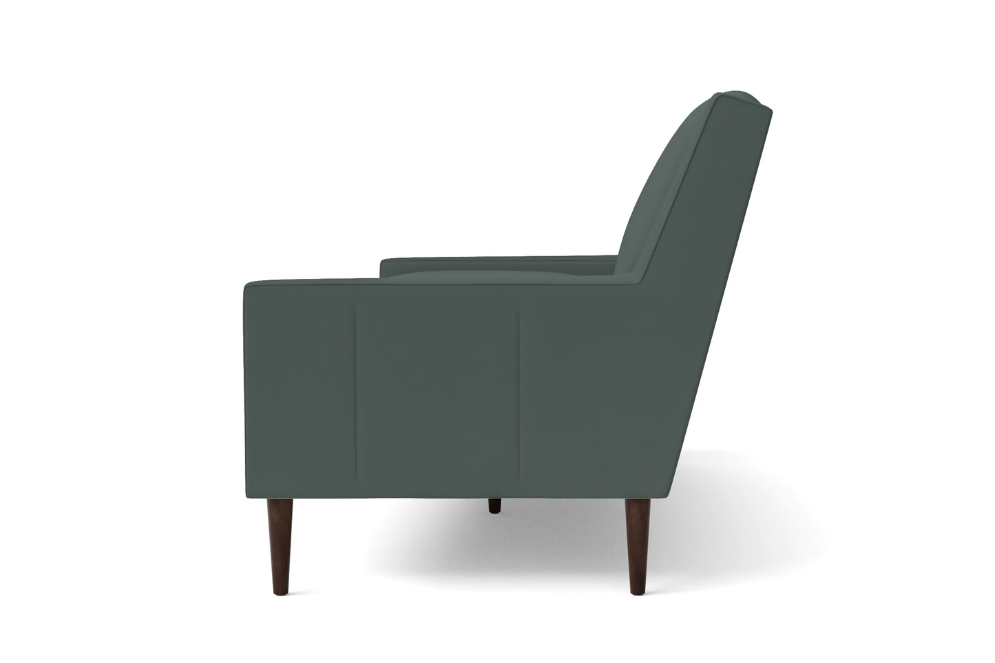 Vigevano 2 Seater Sofa Dusky Turquoise Leather