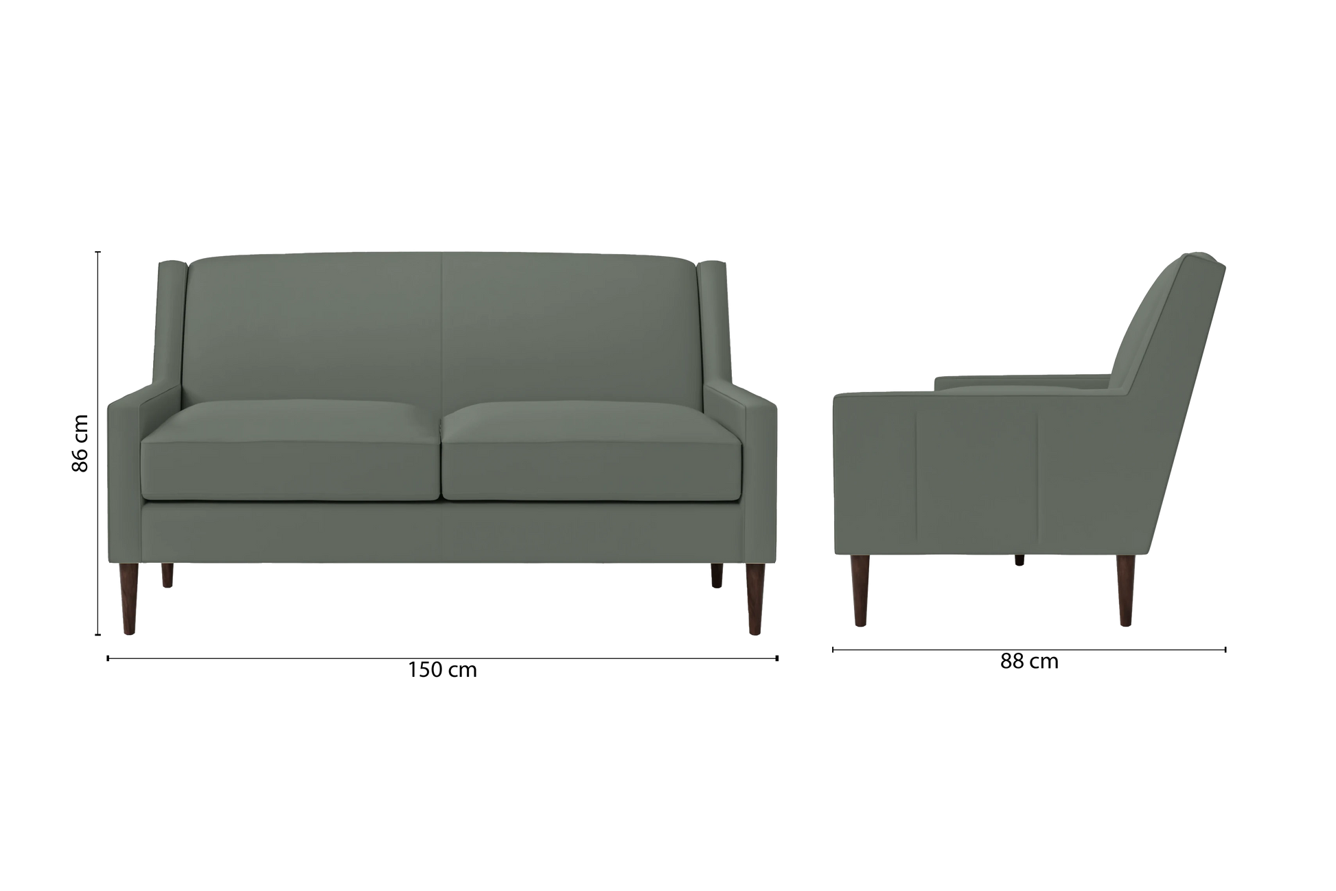 Vigevano 2 Seater Sofa Lush Leather