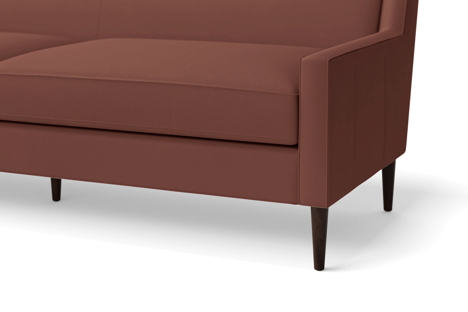 Vigevano 2 Seater Sofa Mauve Leather