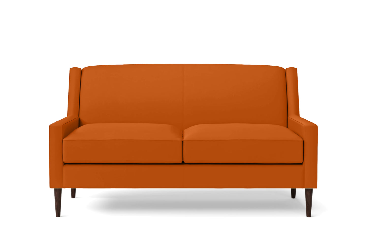 Vigevano 2 Seater Sofa Orange Leather