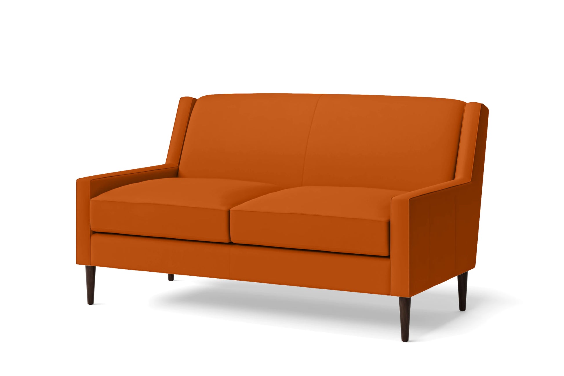 Vigevano 2 Seater Sofa Orange Leather