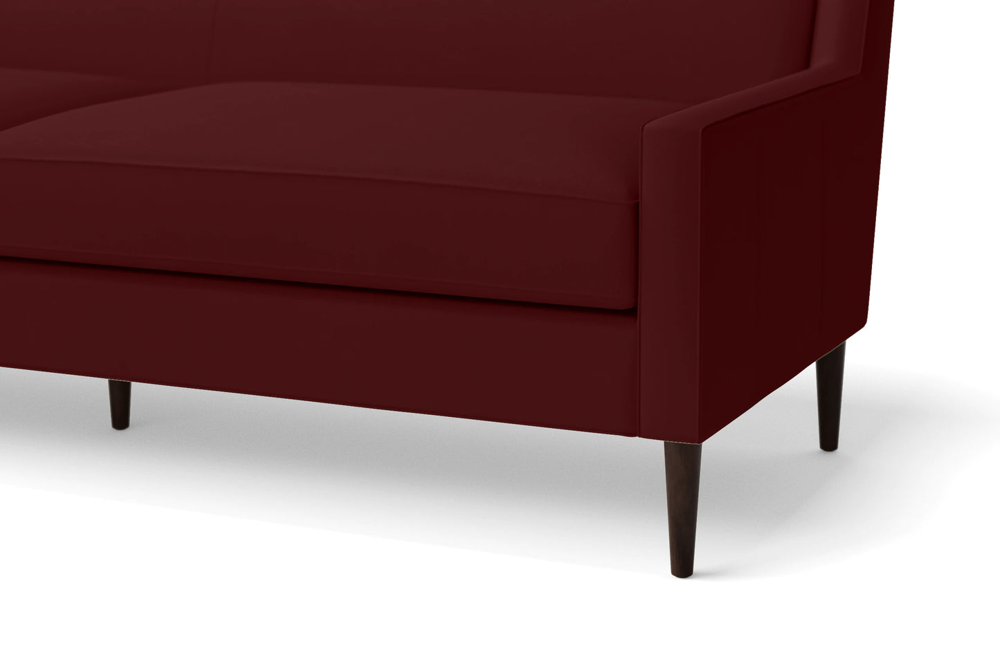 Vigevano 2 Seater Sofa Red Leather