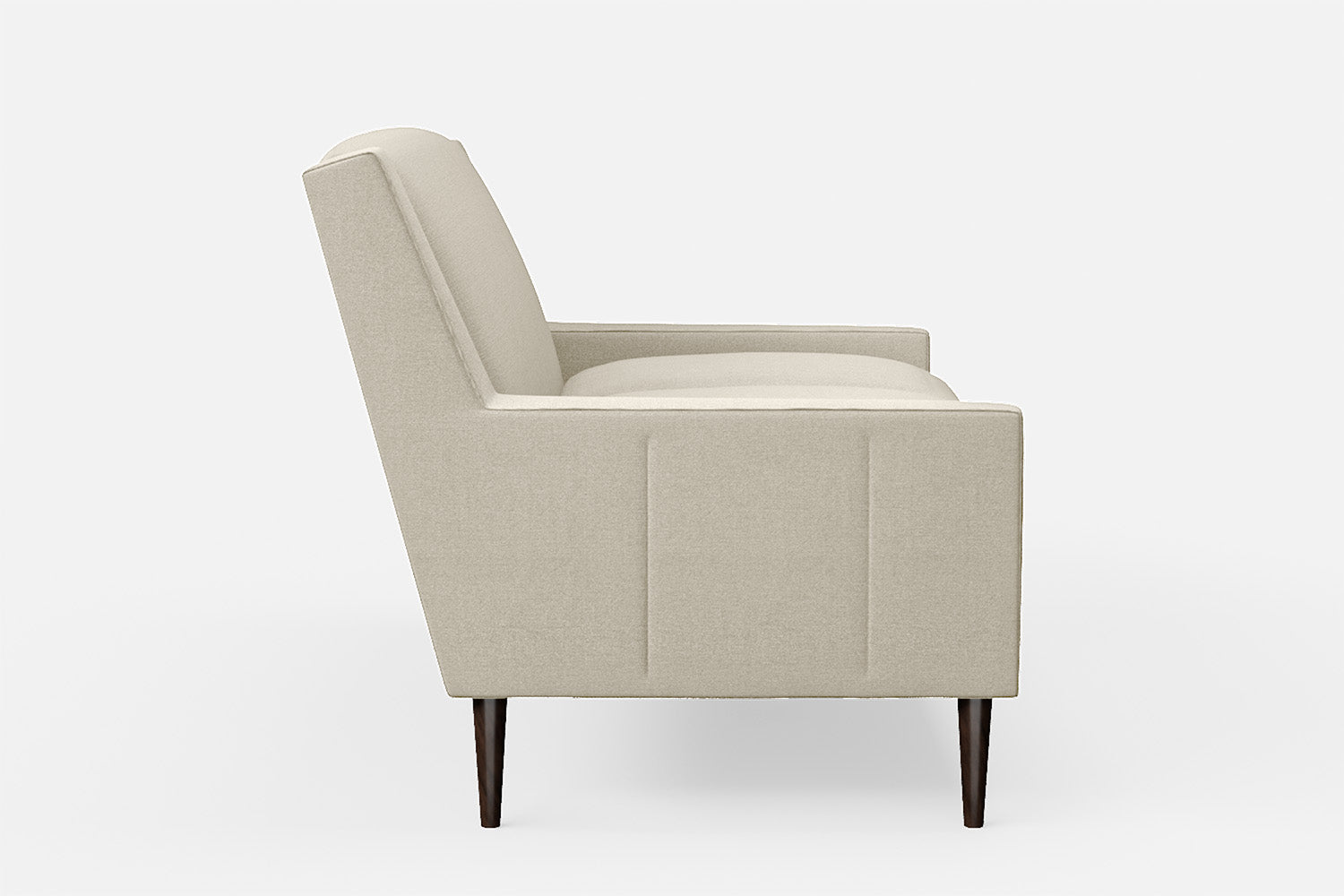 Vigevano 2 Seater Sofa Cream Linen Fabric