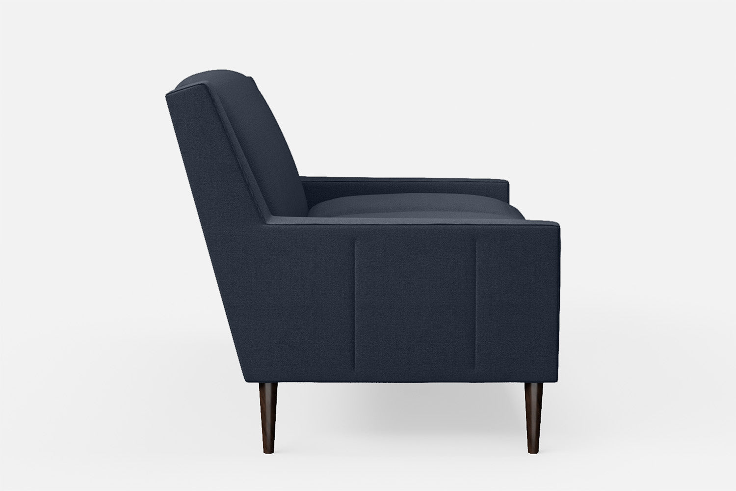 Vigevano 2 Seater Sofa Dark Blue Linen Fabric