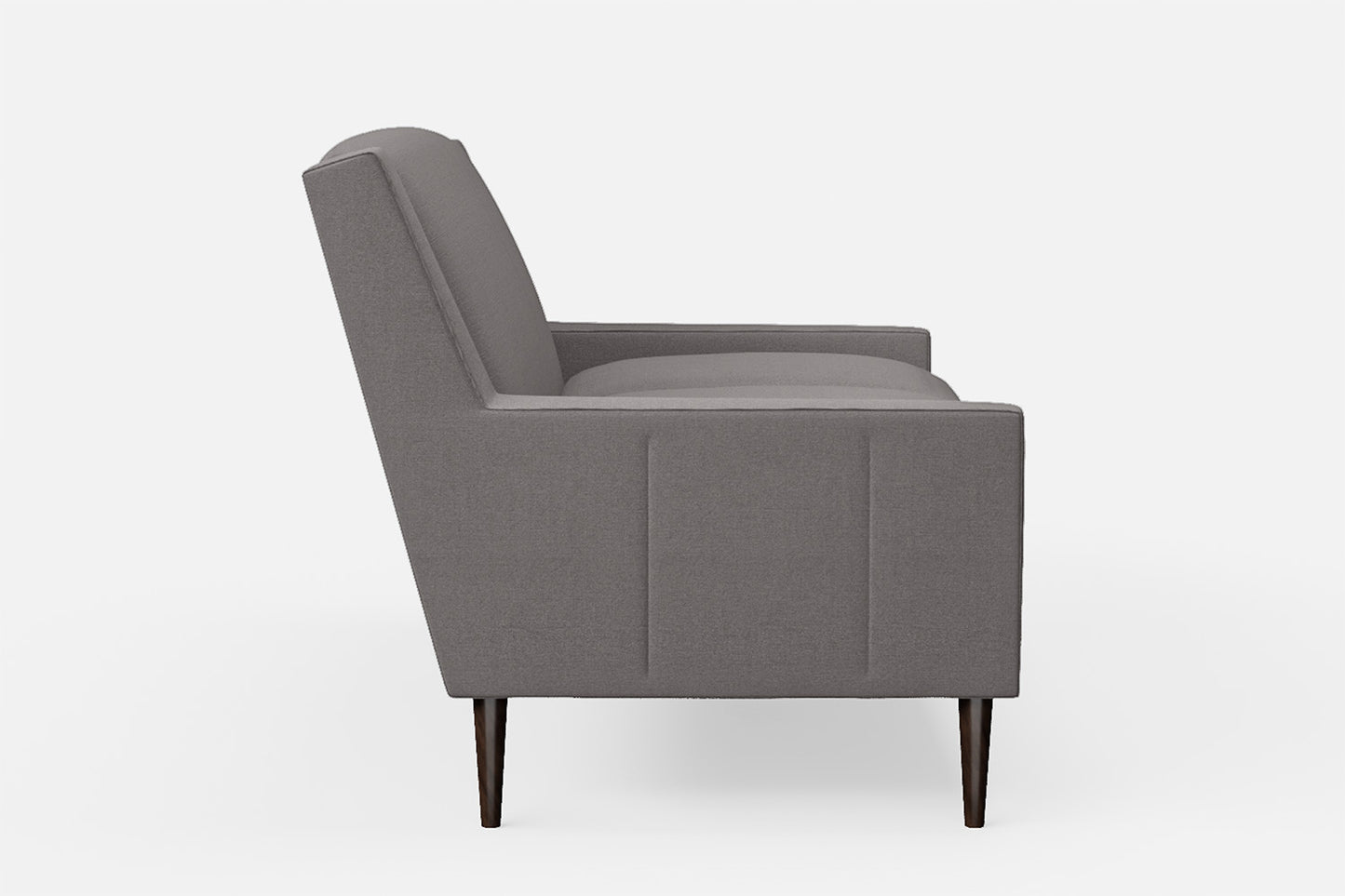 Vigevano 2 Seater Sofa Grey Linen Fabric