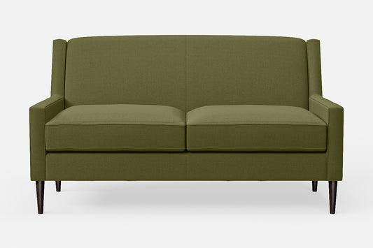 Vigevano 2 Seater Sofa Olive Linen Fabric