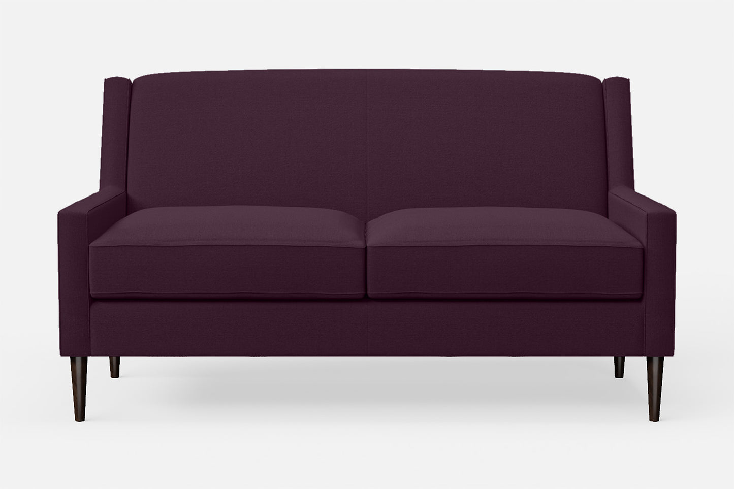 Vigevano 2 Seater Sofa Purple Linen Fabric