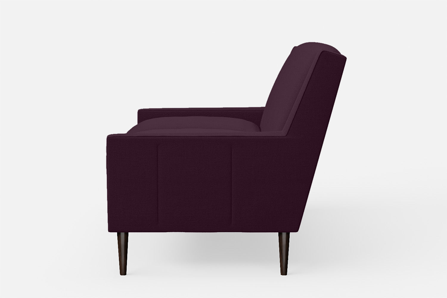 Vigevano 2 Seater Sofa Purple Linen Fabric