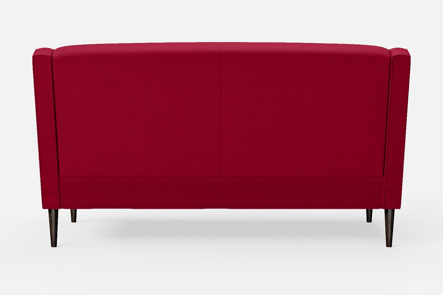 Vigevano 2 Seater Sofa Red Linen Fabric