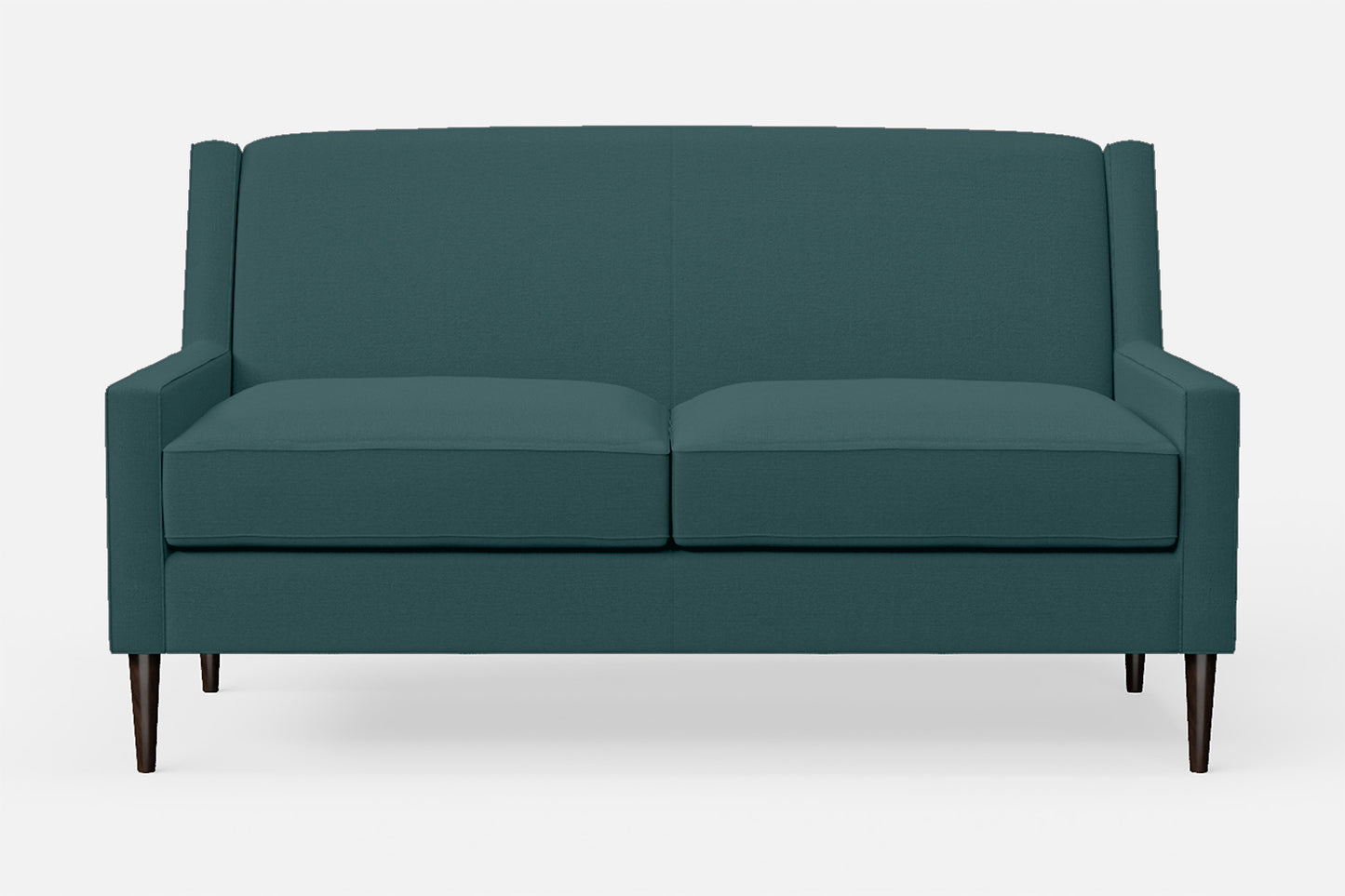 Vigevano 2 Seater Sofa Teal Linen Fabric