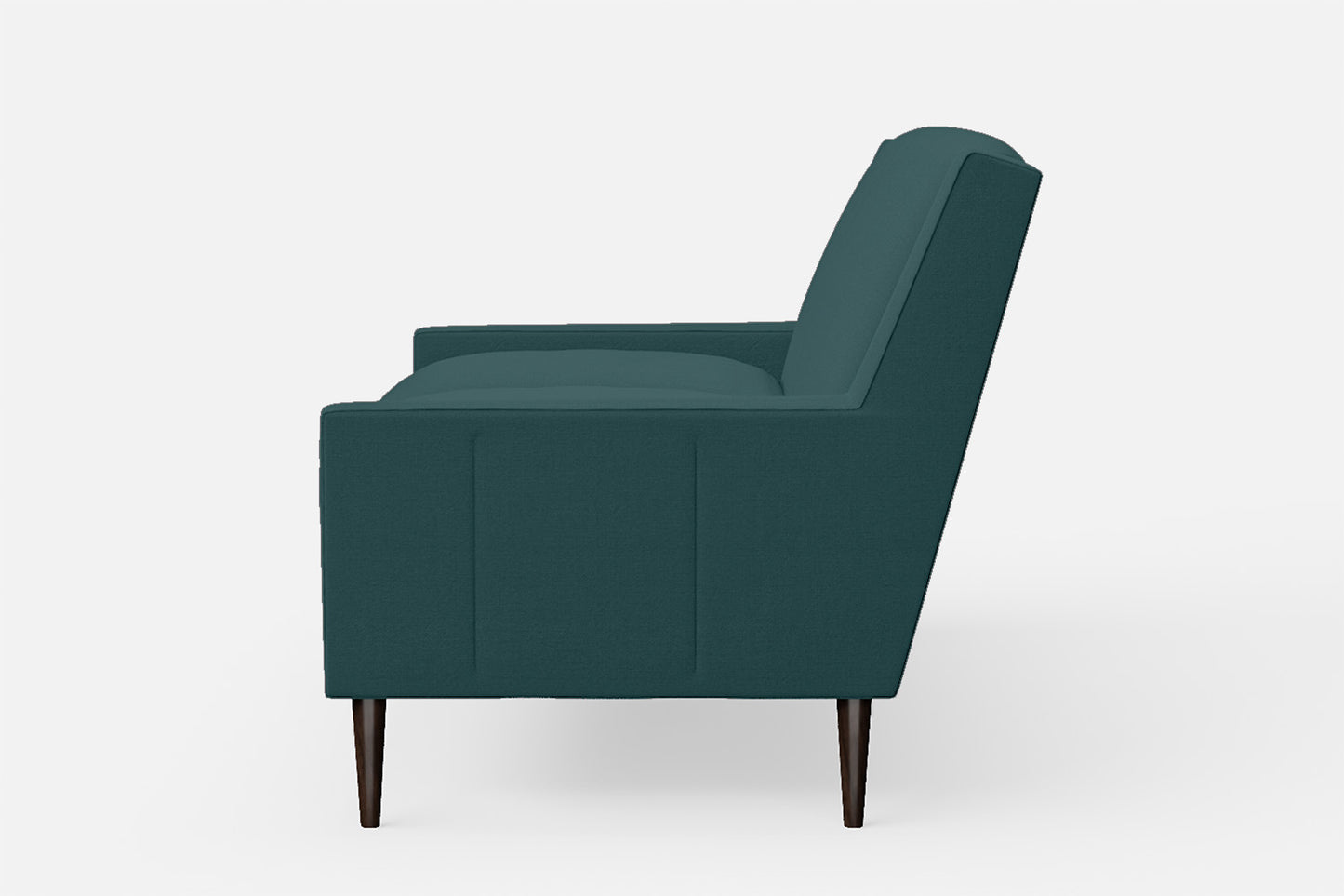 Vigevano 2 Seater Sofa Teal Linen Fabric