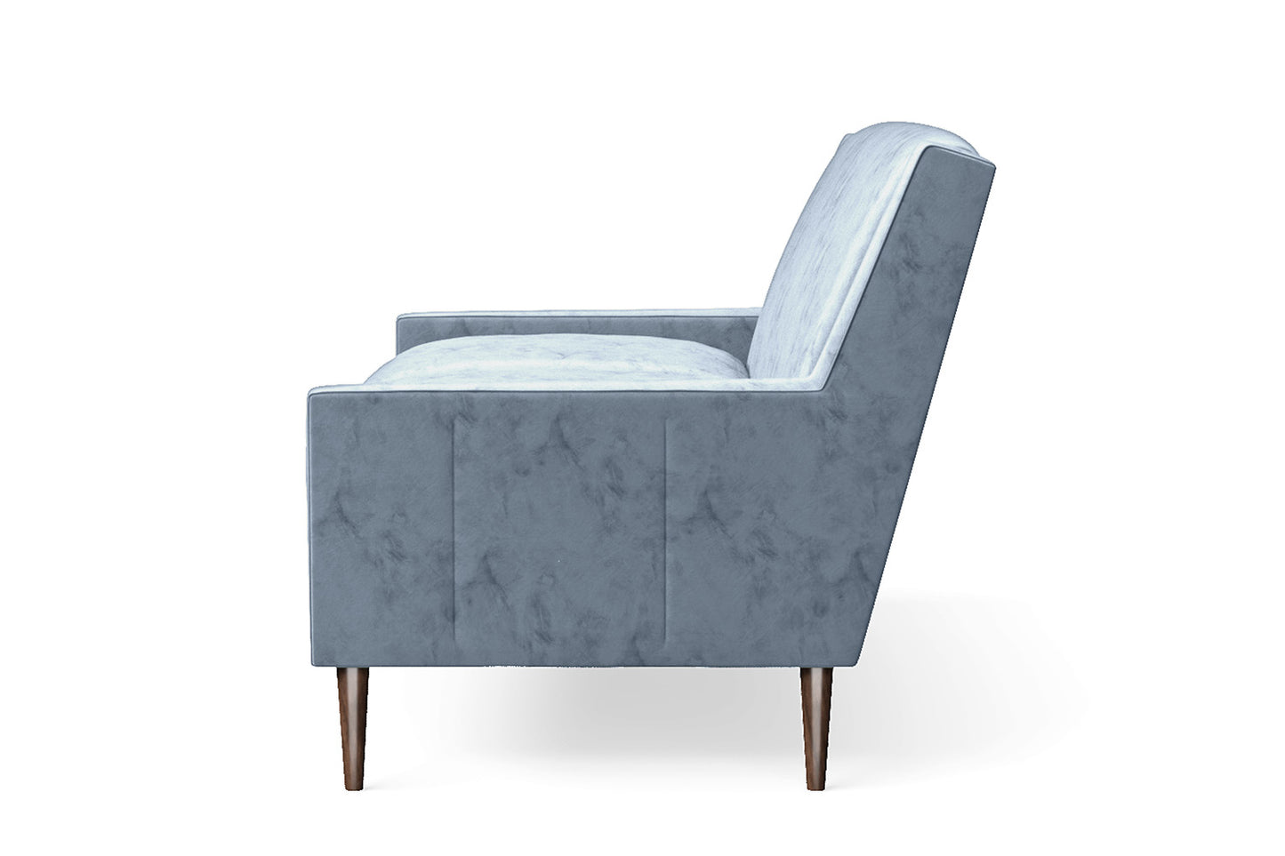 Vigevano 2 Seater Sofa Baby Blue Velvet