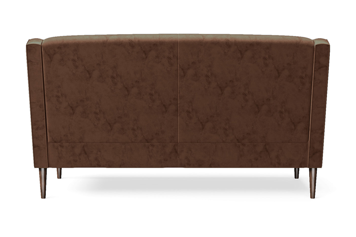 Vigevano 2 Seater Sofa Coffee Brown Velvet