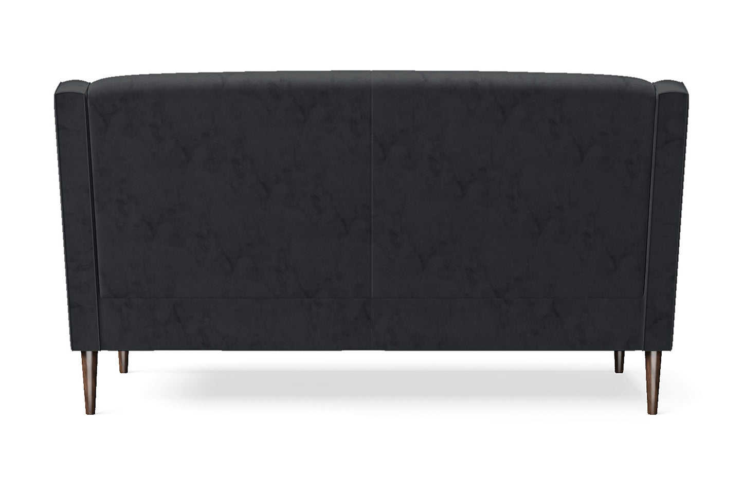 Vigevano 2 Seater Sofa Dark Grey Velvet