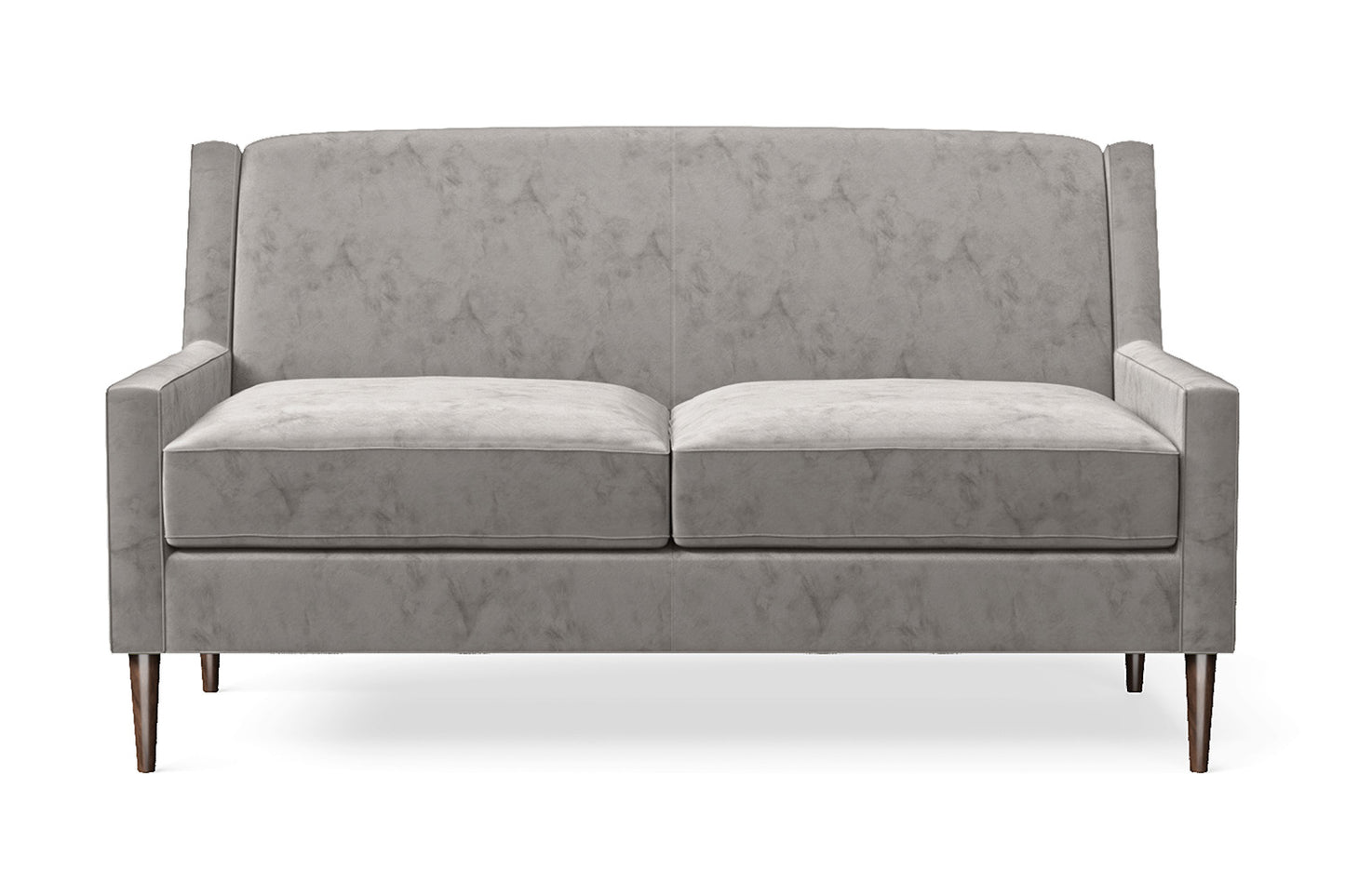 Vigevano 2 Seater Sofa Grey Velvet