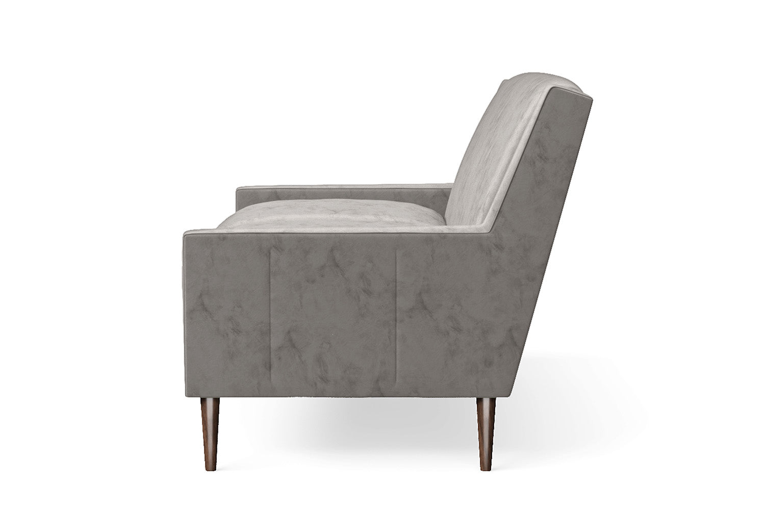 Vigevano 2 Seater Sofa Grey Velvet