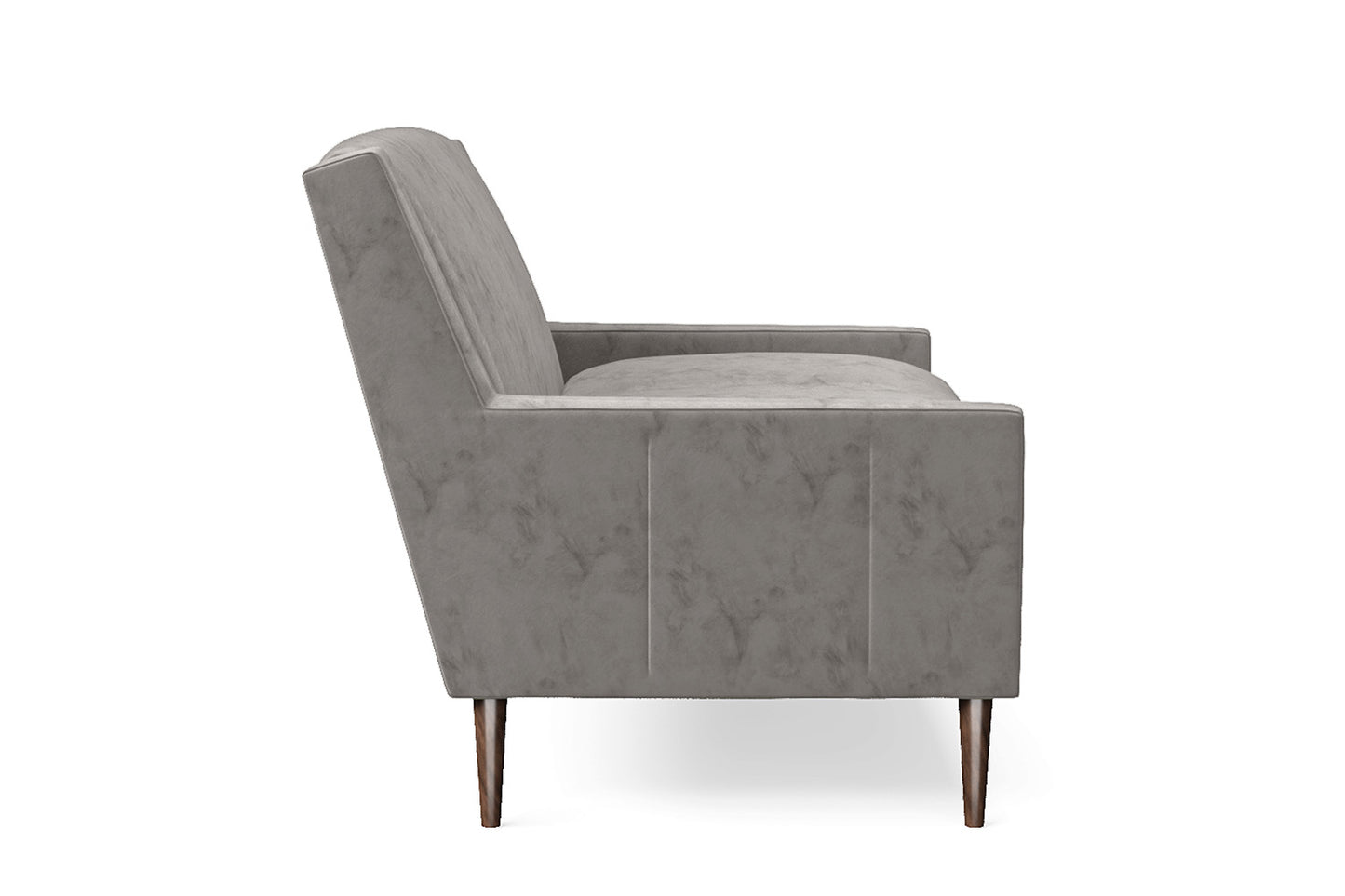 Vigevano 2 Seater Sofa Grey Velvet