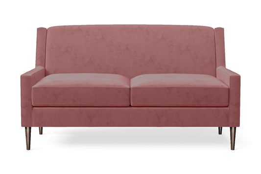 Vigevano 2 Seater Sofa Pink Velvet