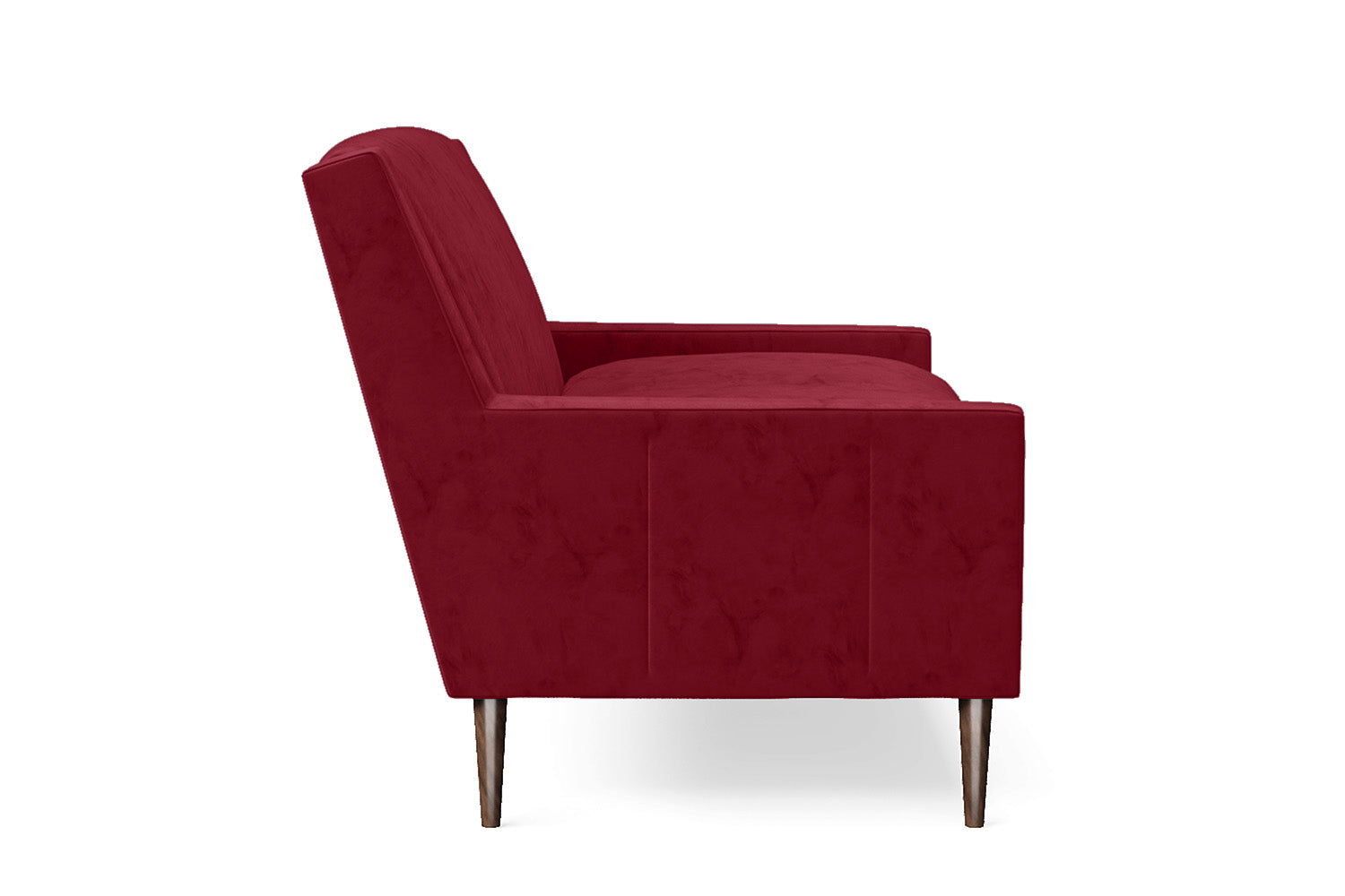 Vigevano 2 Seater Sofa Red Velvet