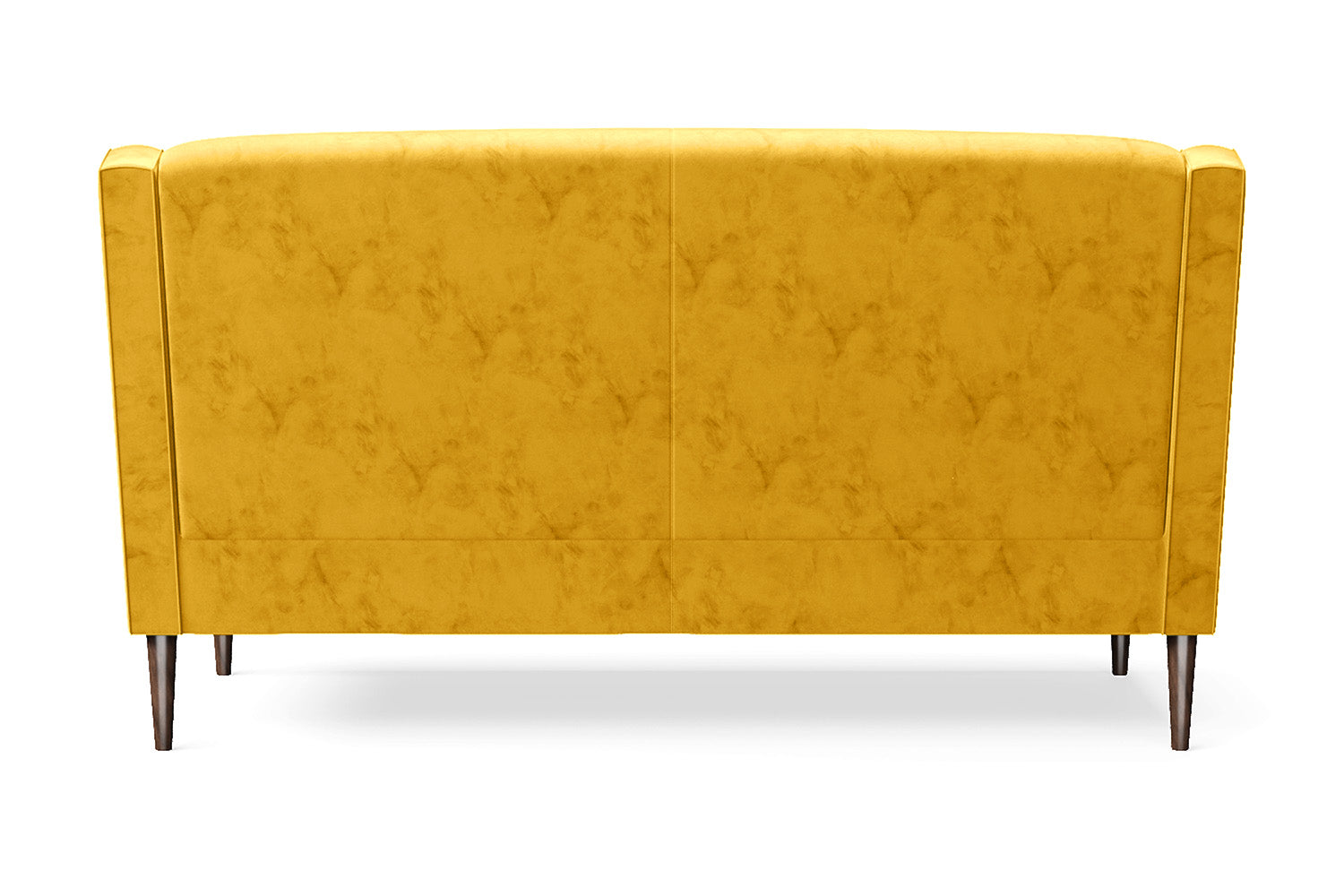 Vigevano 2 Seater Sofa Yellow Velvet