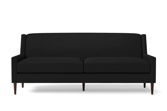 Vigevano 3 Seater Sofa Black Leather