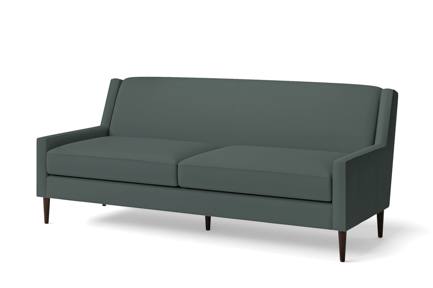 Vigevano 3 Seater Sofa Dusky Turquoise Leather