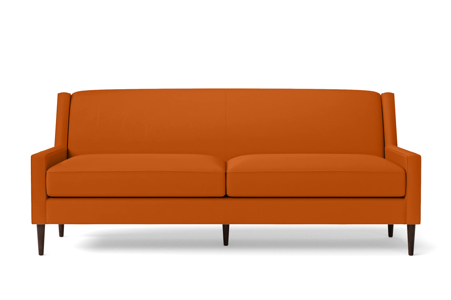 Vigevano 3 Seater Sofa Orange Leather