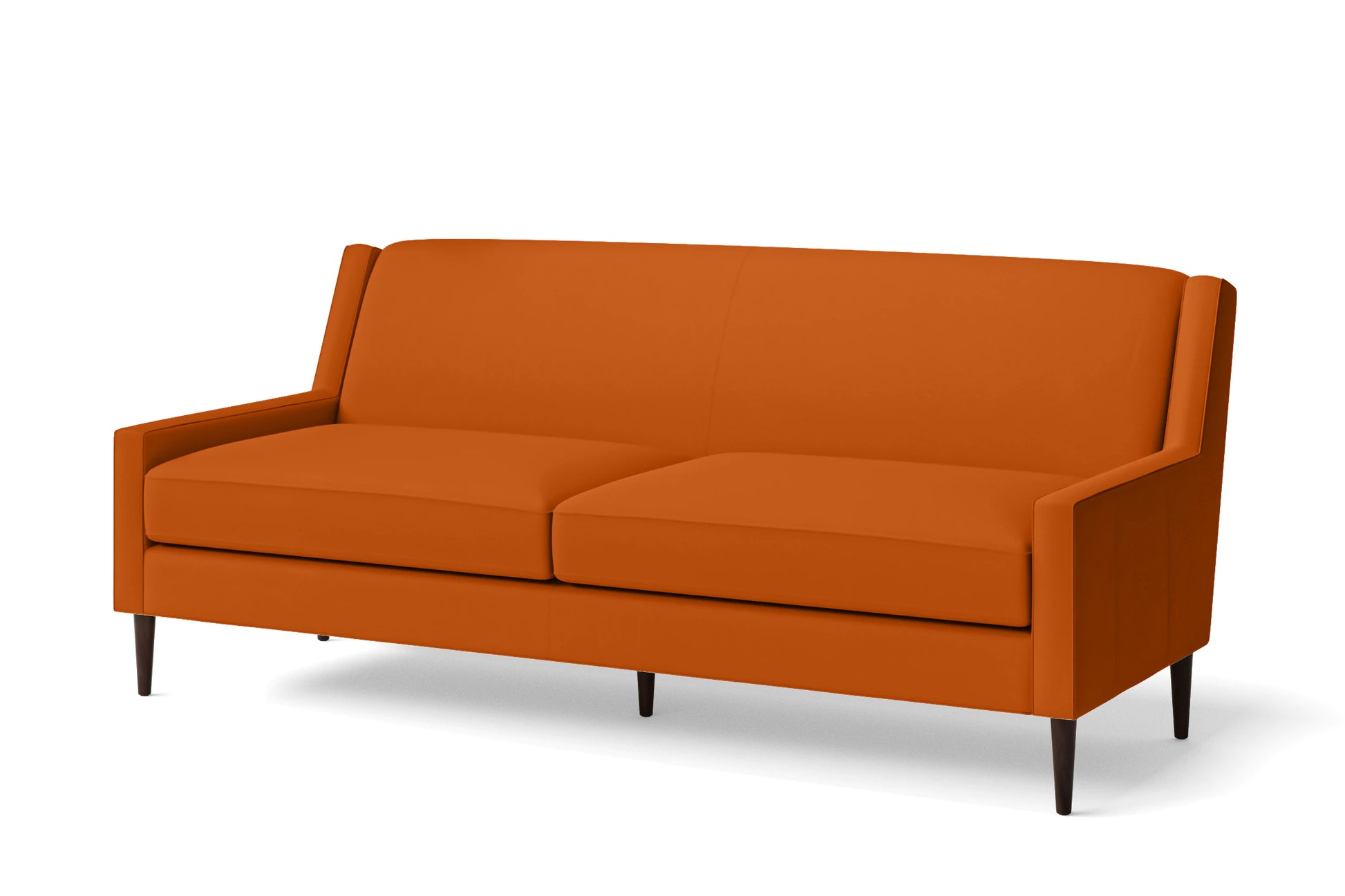 Vigevano 3 Seater Sofa Orange Leather