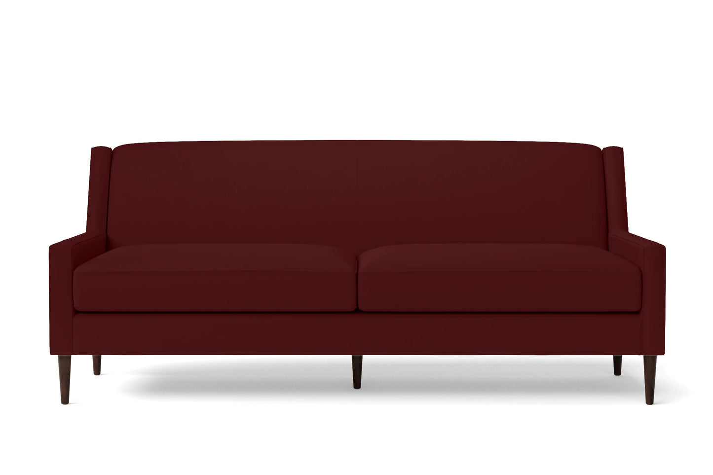 Vigevano 3 Seater Sofa Red Leather