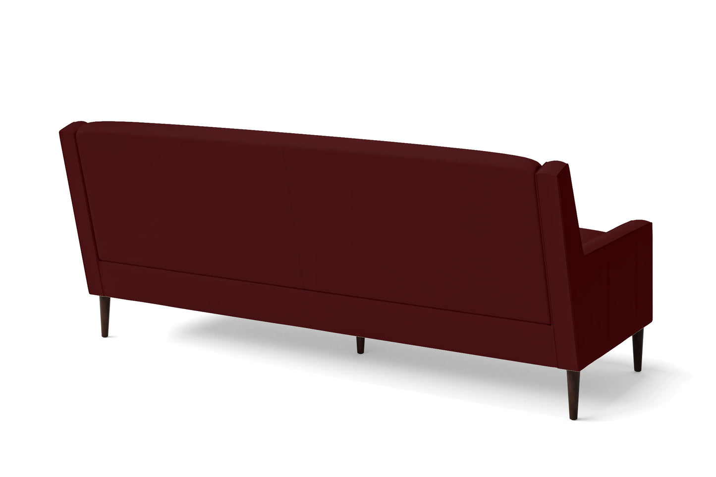 Vigevano 3 Seater Sofa Red Leather