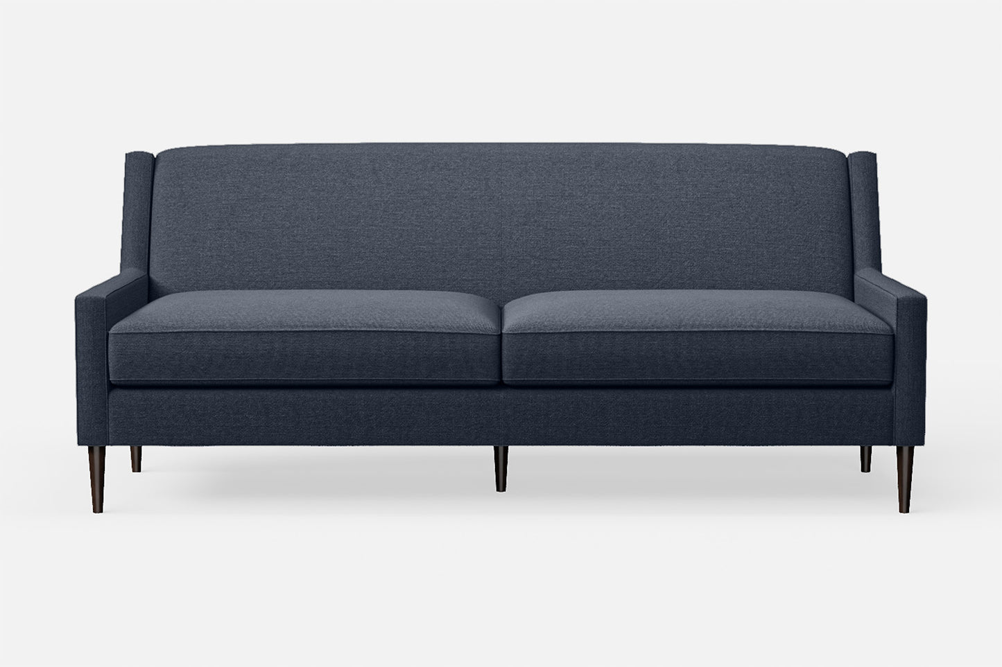 Vigevano 3 Seater Sofa Dark Blue Linen Fabric