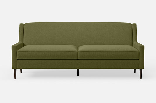 Vigevano 3 Seater Sofa Olive Linen Fabric