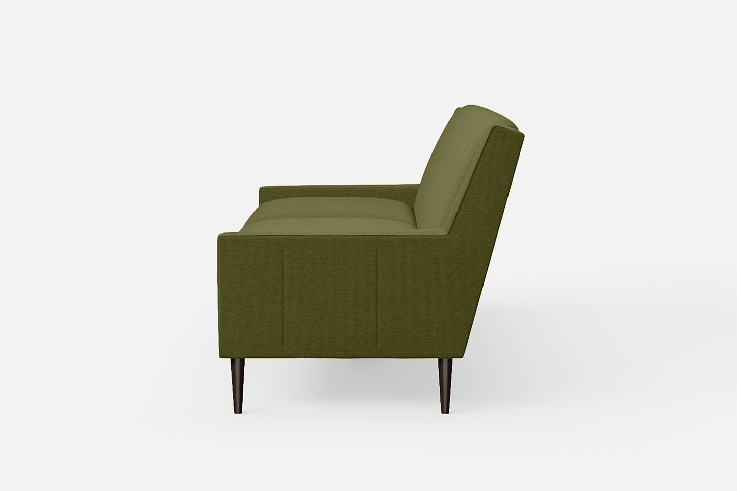 Vigevano 3 Seater Sofa Olive Linen Fabric