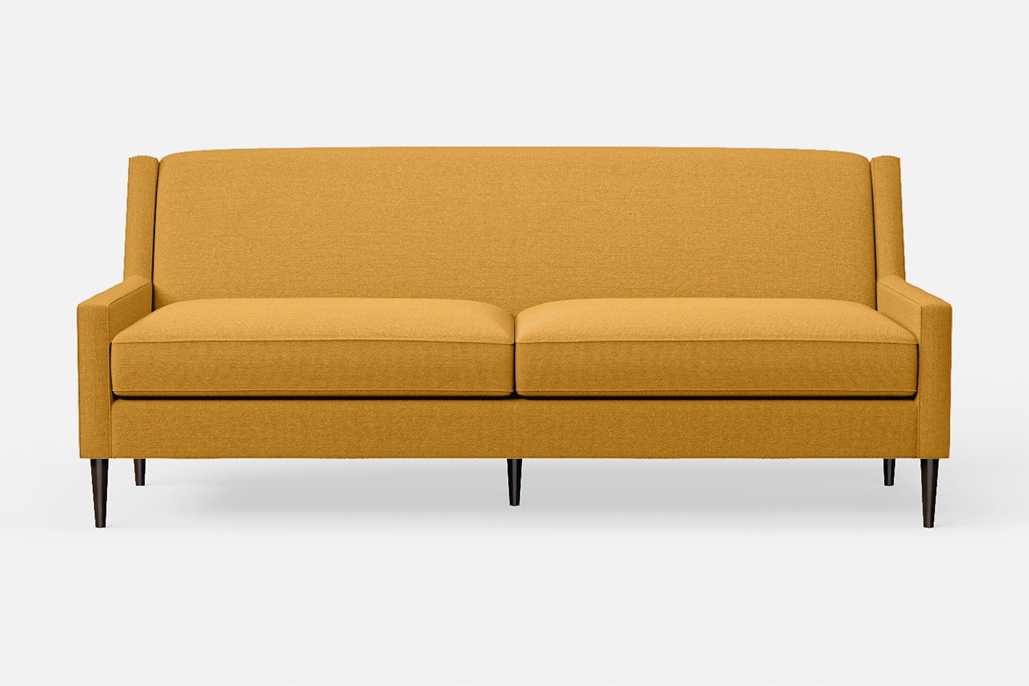 Vigevano 3 Seater Sofa Yellow Linen Fabric