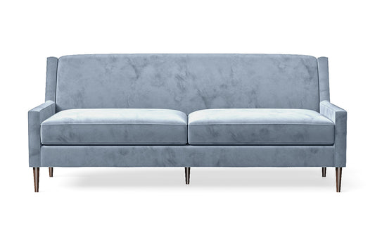 Vigevano 3 Seater Sofa Baby Blue Velvet