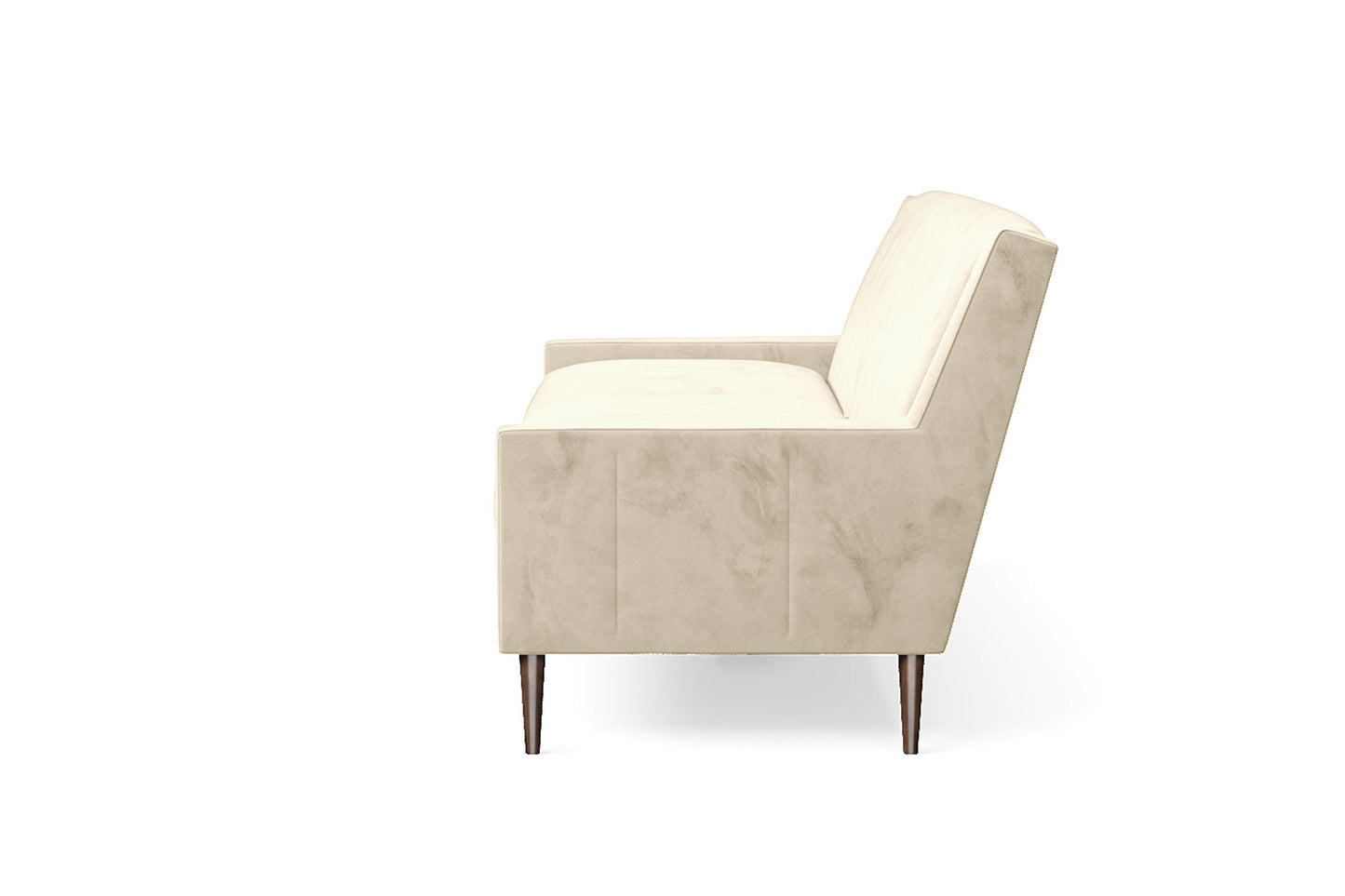 Vigevano 3 Seater Sofa Cream Velvet