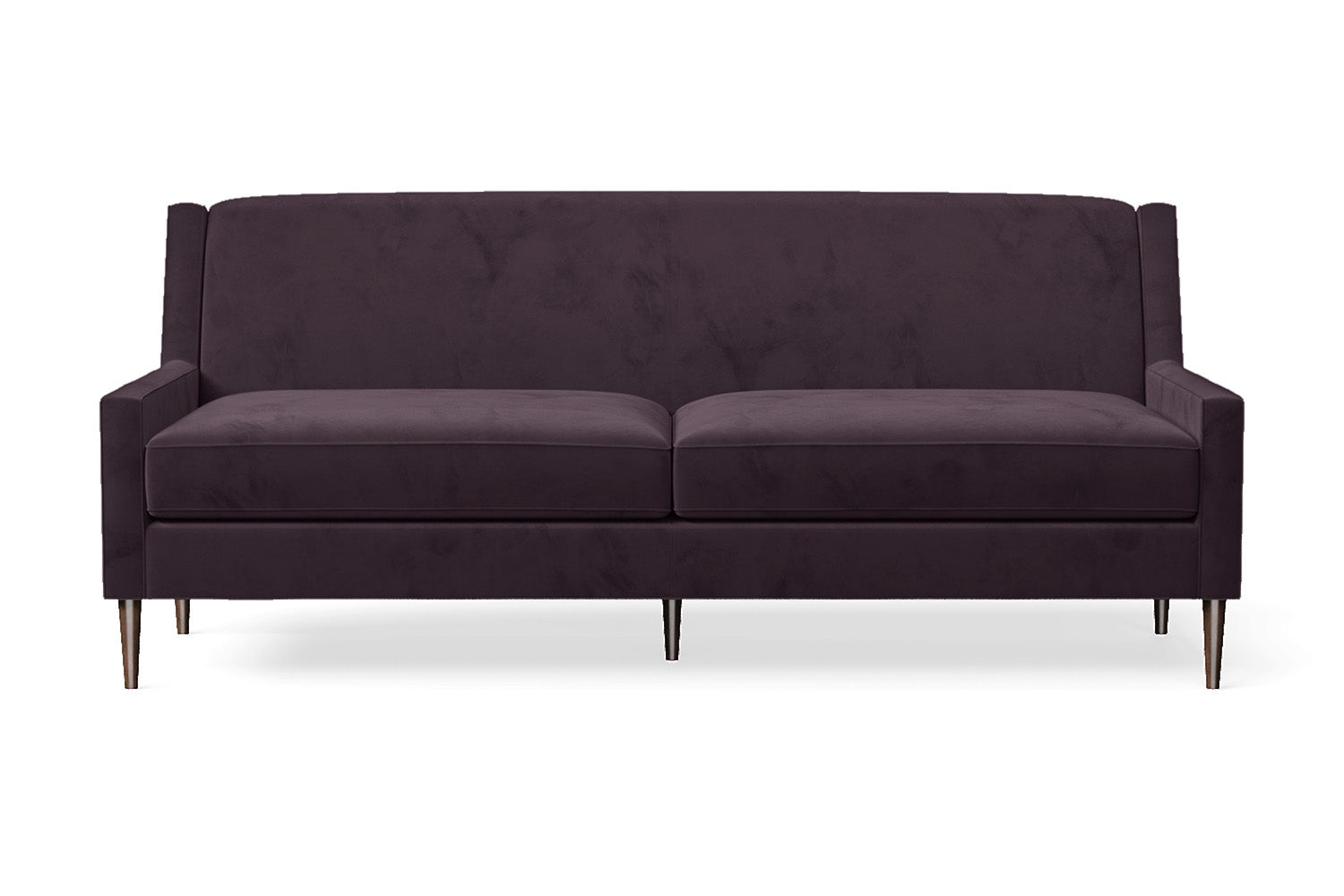 Vigevano 3 Seater Sofa Purple Velvet