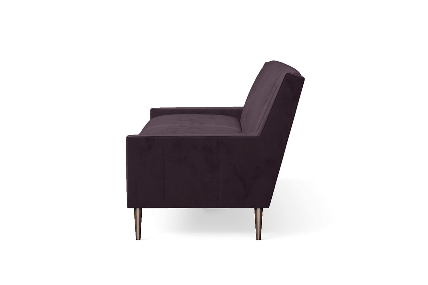 Vigevano 3 Seater Sofa Purple Velvet