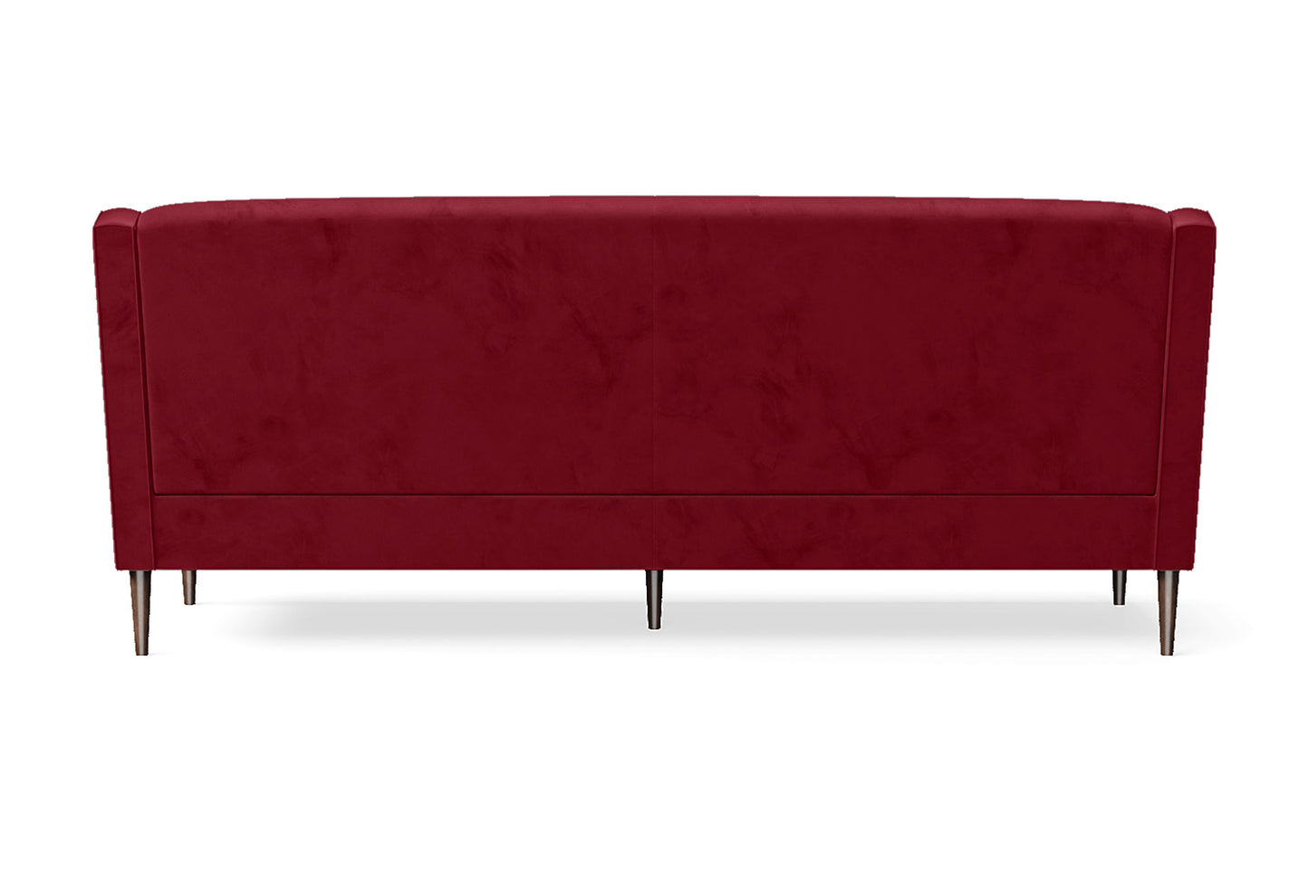 Vigevano 3 Seater Sofa Red Velvet