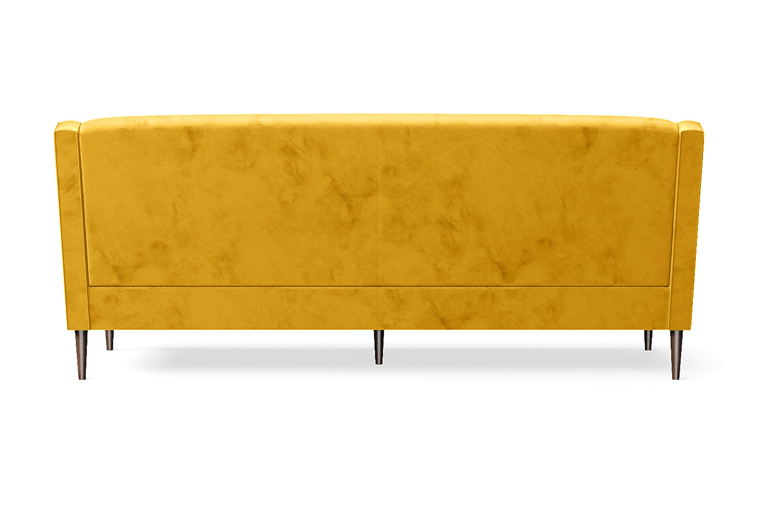 Vigevano 3 Seater Sofa Yellow Velvet