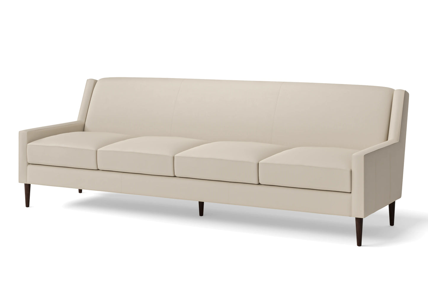 Vigevano 4 Seater Sofa Cream Leather