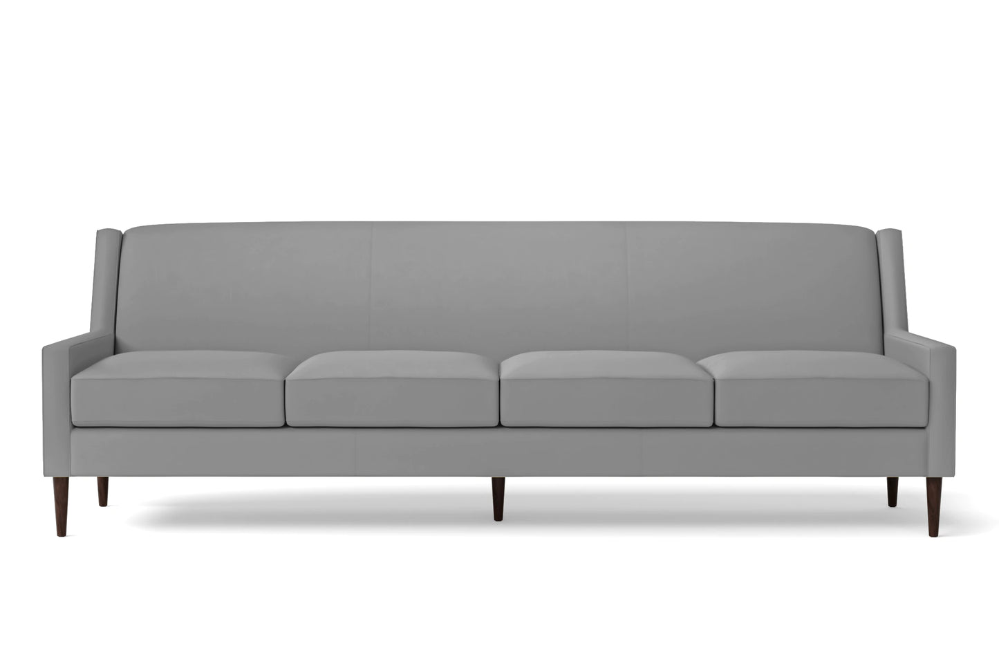 Vigevano 4 Seater Sofa Grey Leather